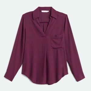 Lush Marianna V-Neck Blouse